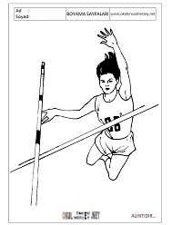 atletizm boyama sayfaları